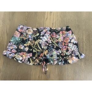 Aakaa Strapless Floral Blouse Size S